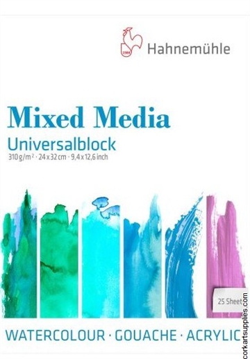 Mixed Media "Universalblok" 310g 25 ark - 24x32